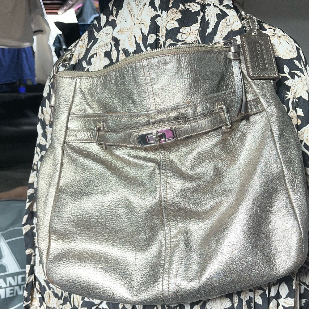 Coach Metallic Champagne Women's Bag